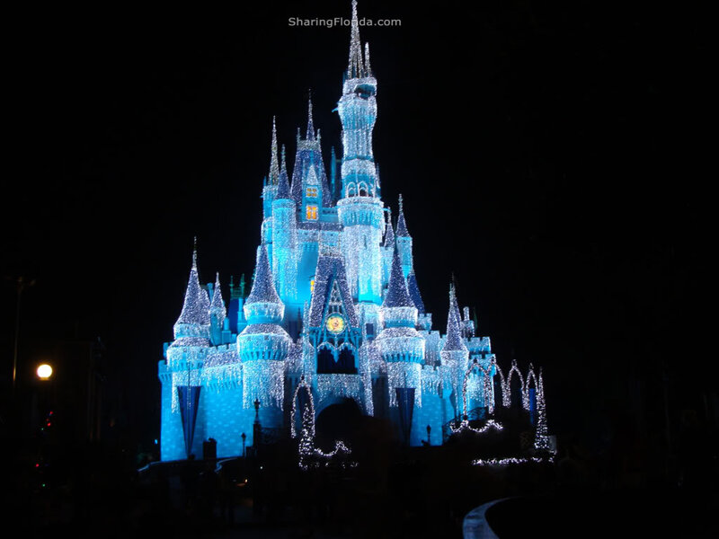 Cinderella Castle at Night — Blue, Magical