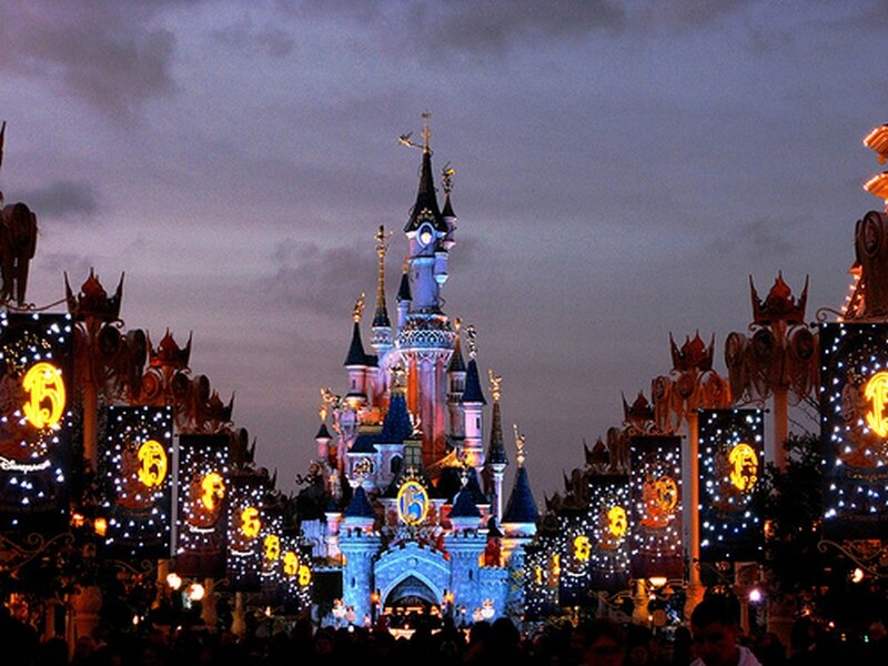 Cinderella Castle — Blue, Festive