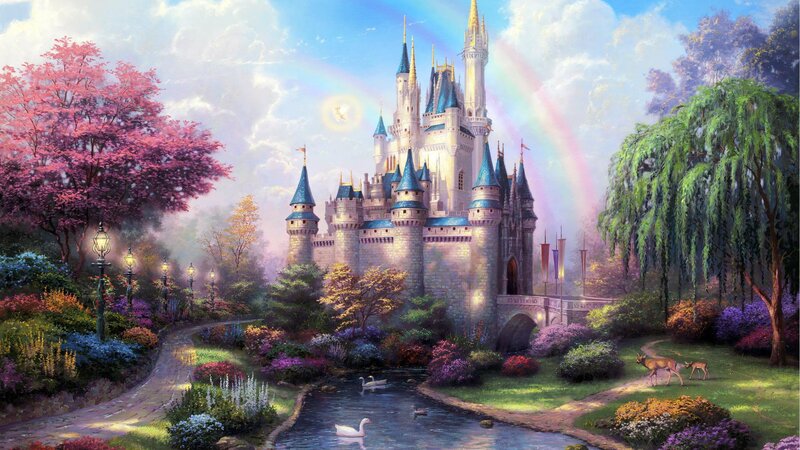 Cinderella Castle — Blue, Serene, Afternoon