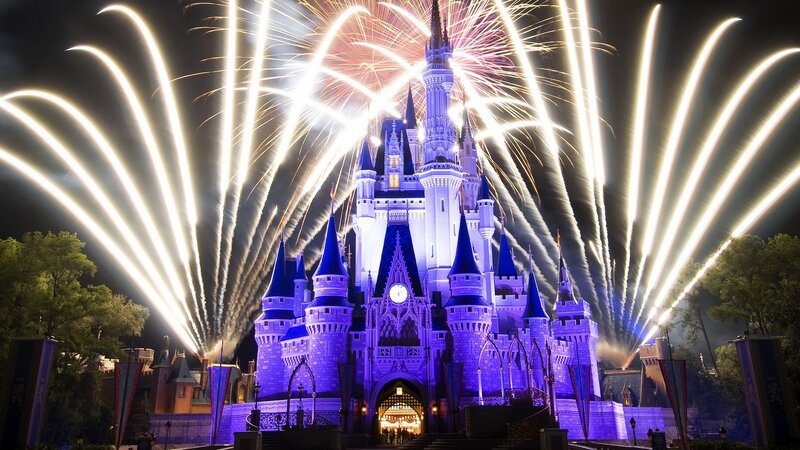 Cinderella Castle — Purple, Dramatic