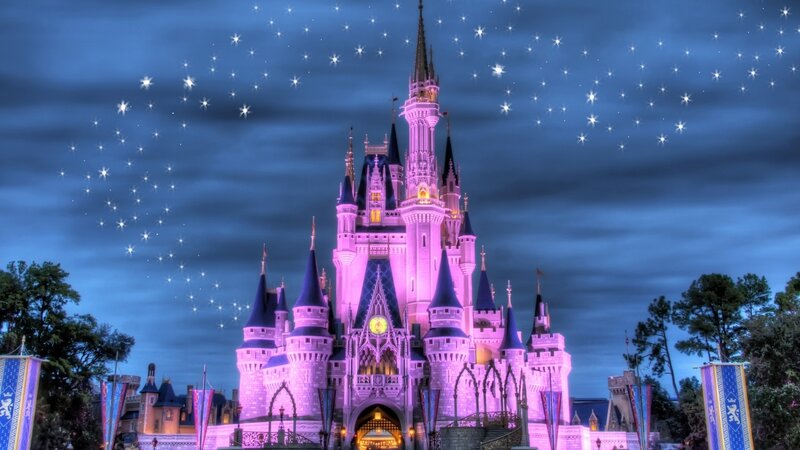 Cinderella Castle — Purple, Magical