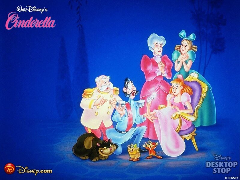 Cinderella characters scene