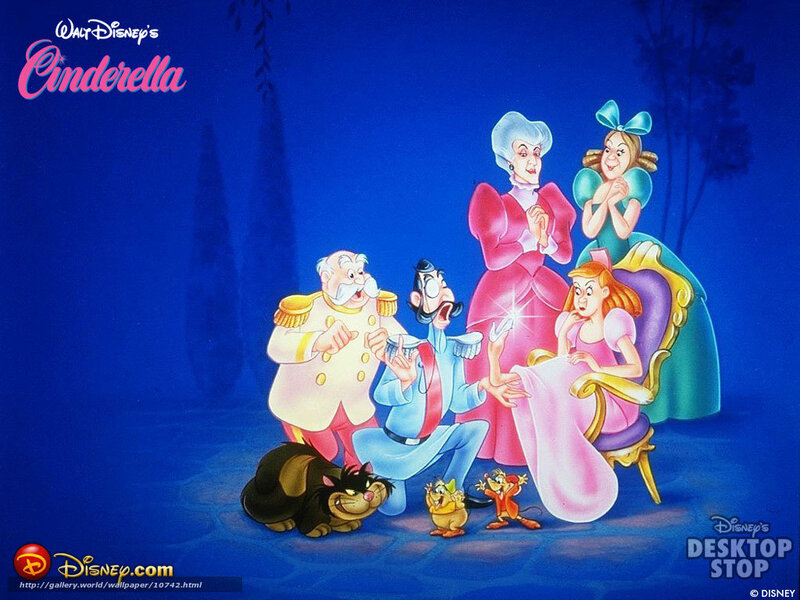 Cinderella characters scene