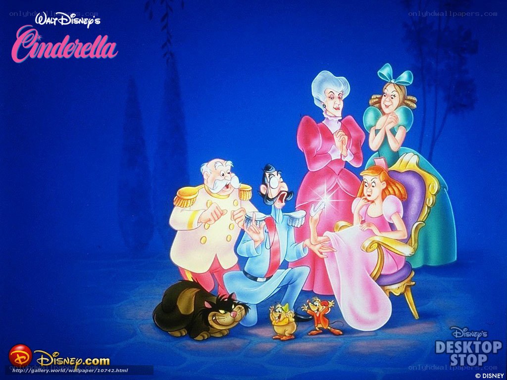 Cinderella characters scene