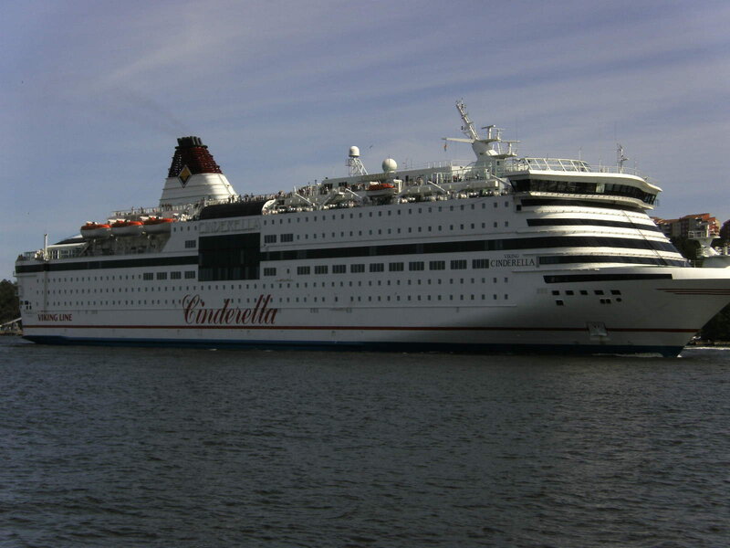 Cinderella cruise ship in port