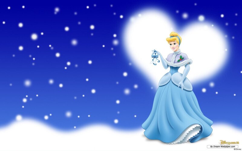 Cinderella in Blue Dress — Serene, Winter