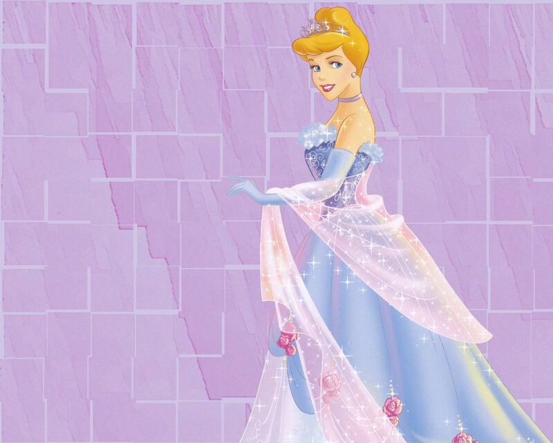 Cinderella in Blue Gown — Purple