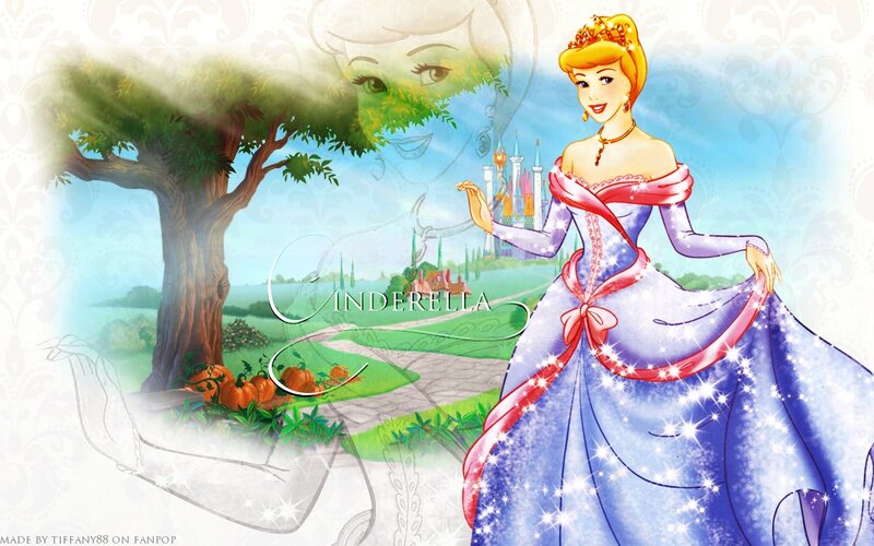 Cinderella in Blue Gown — Whimsical