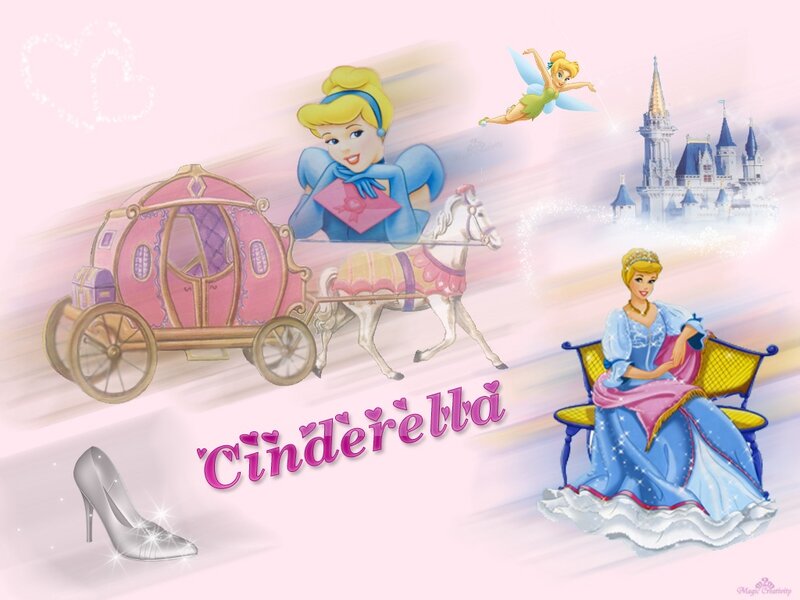 Cinderella in Carriage — Pink