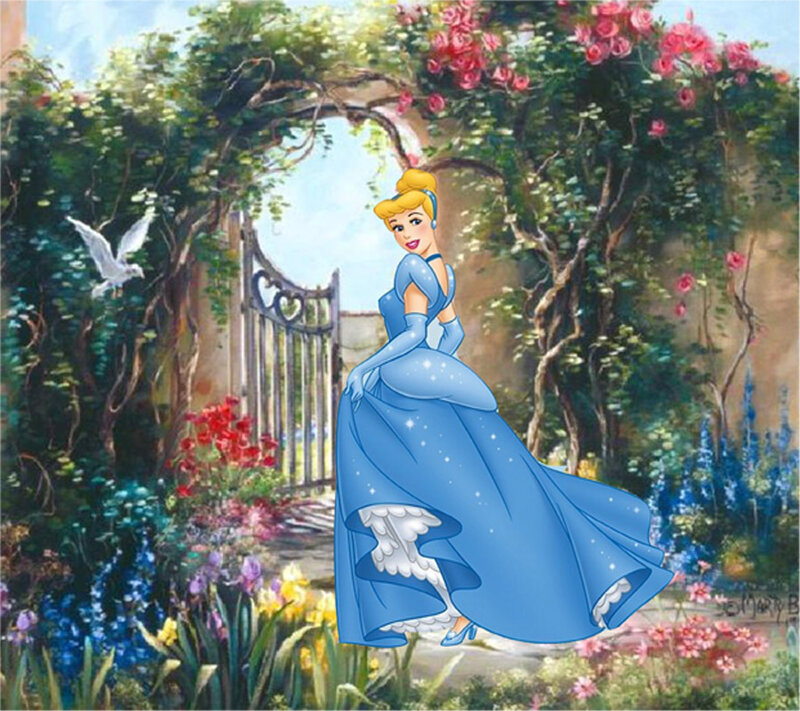 Cinderella in Garden