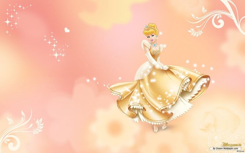 Cinderella in Golden Dress
