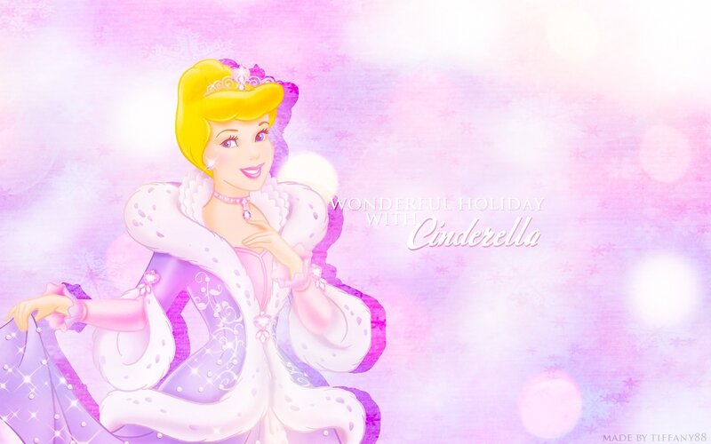 Cinderella in Winter Dress — Pink