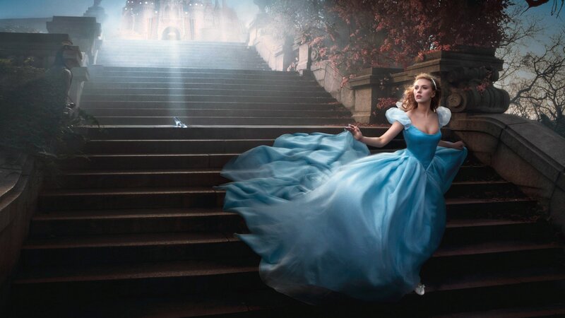 Cinderella on the stairs
