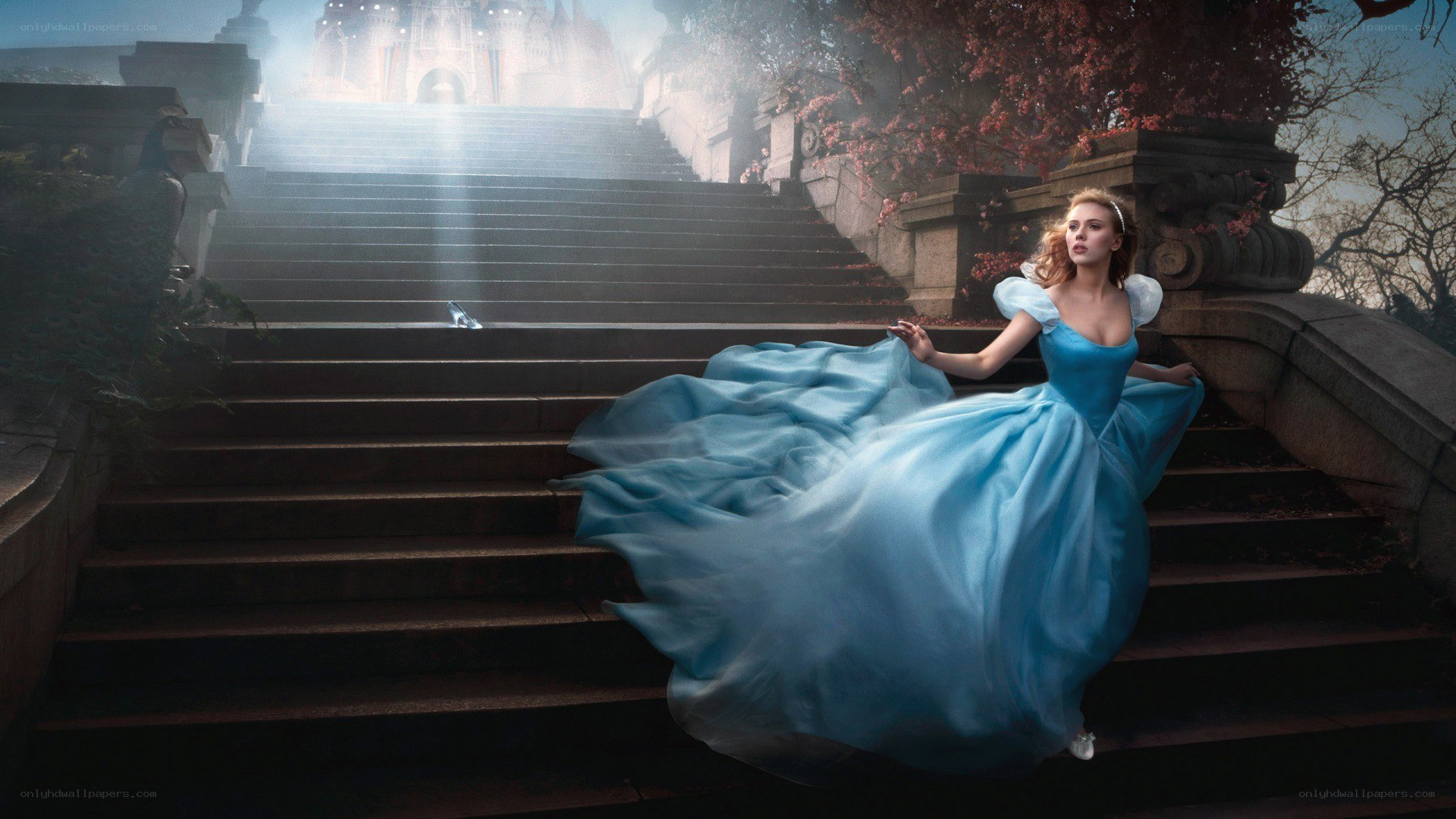 Cinderella on the stairs