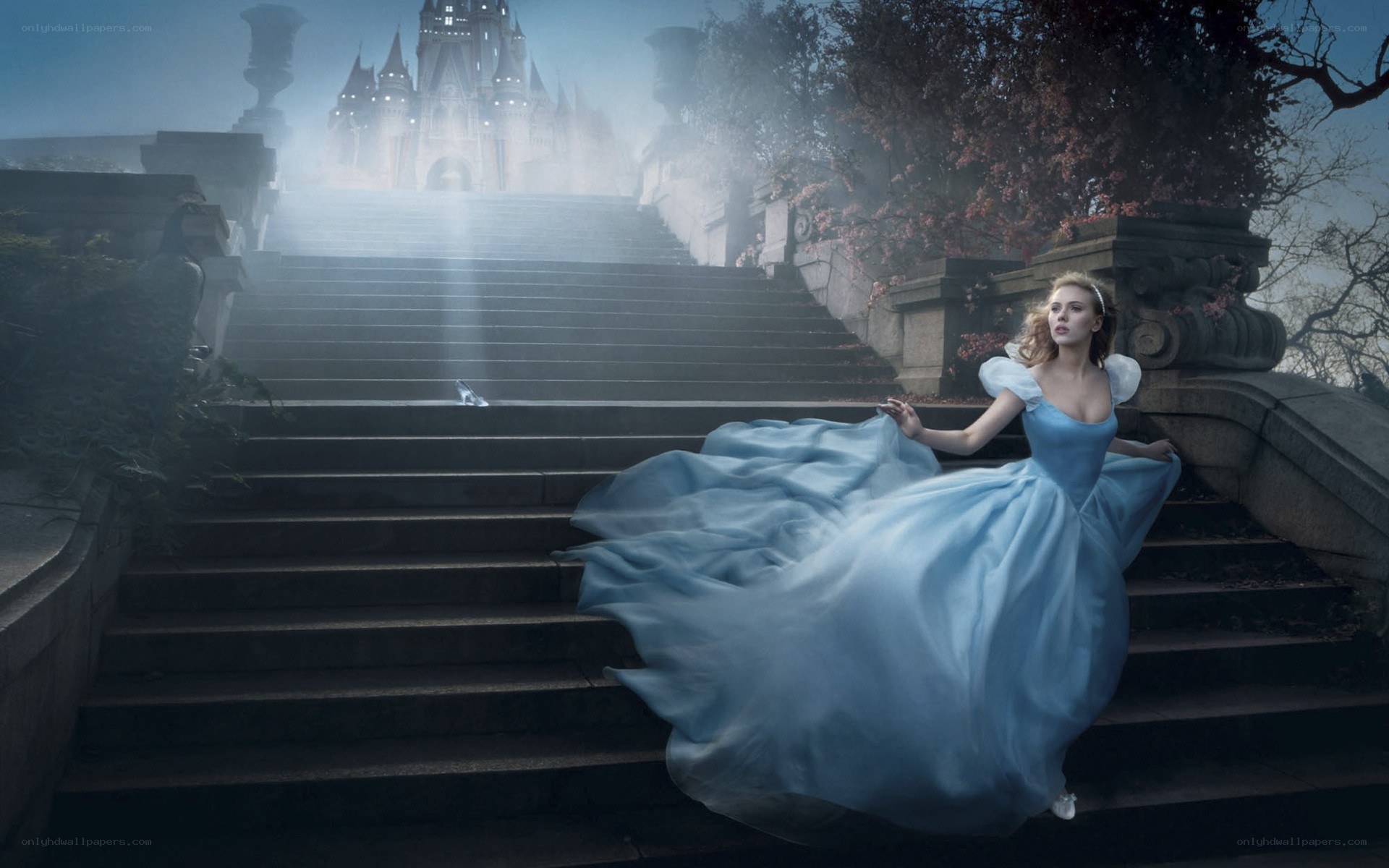 Cinderella on the stairs