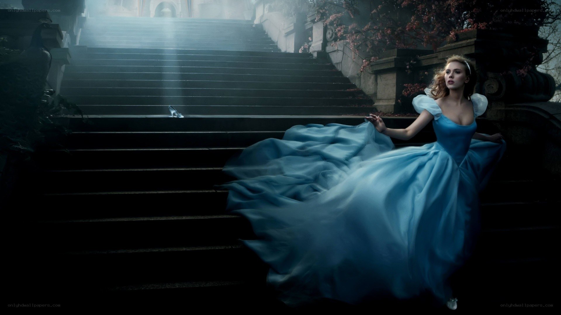 Cinderella on the stairs