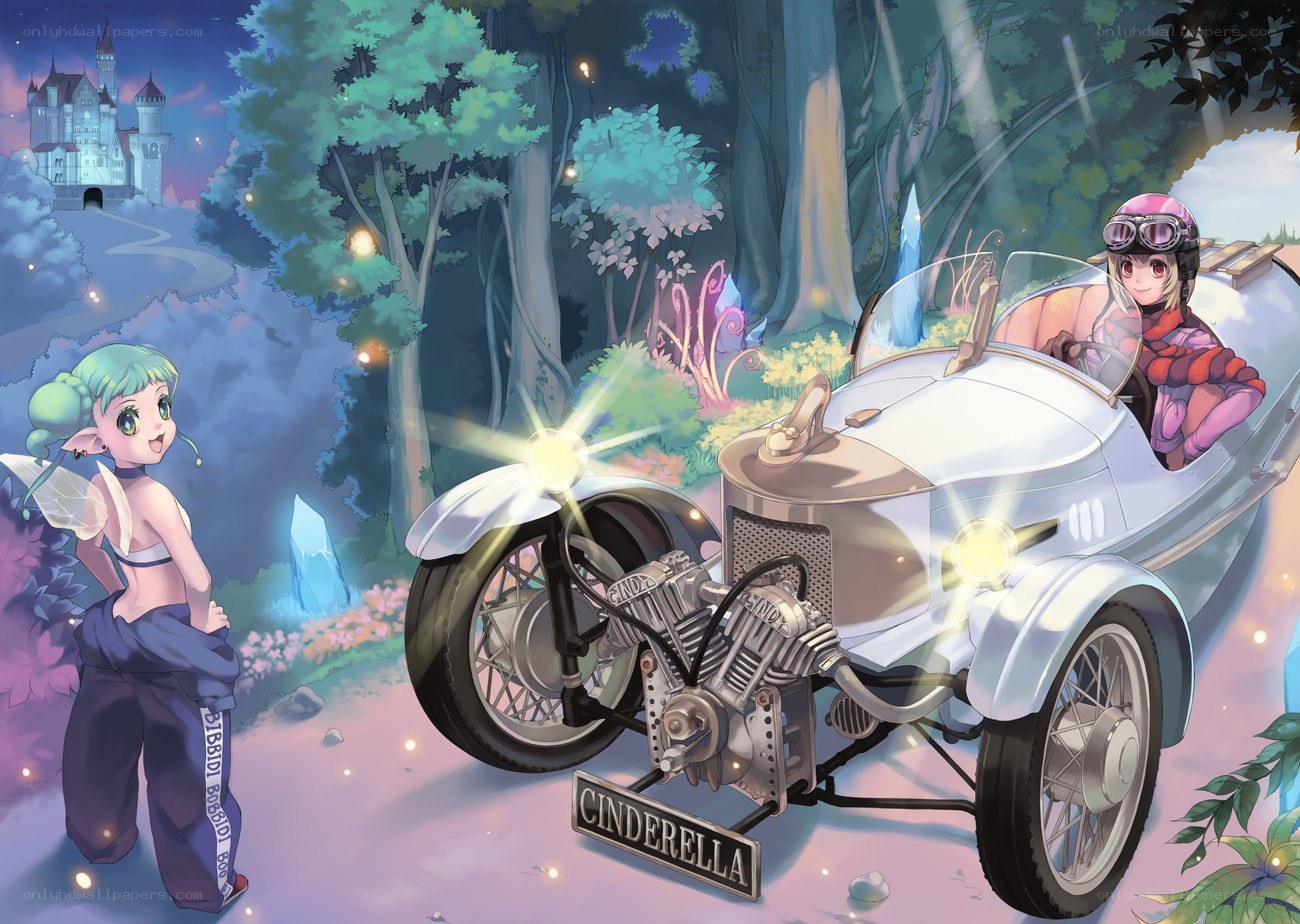 Cinderella's magical car