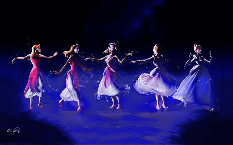 Cinderella's transformation dance