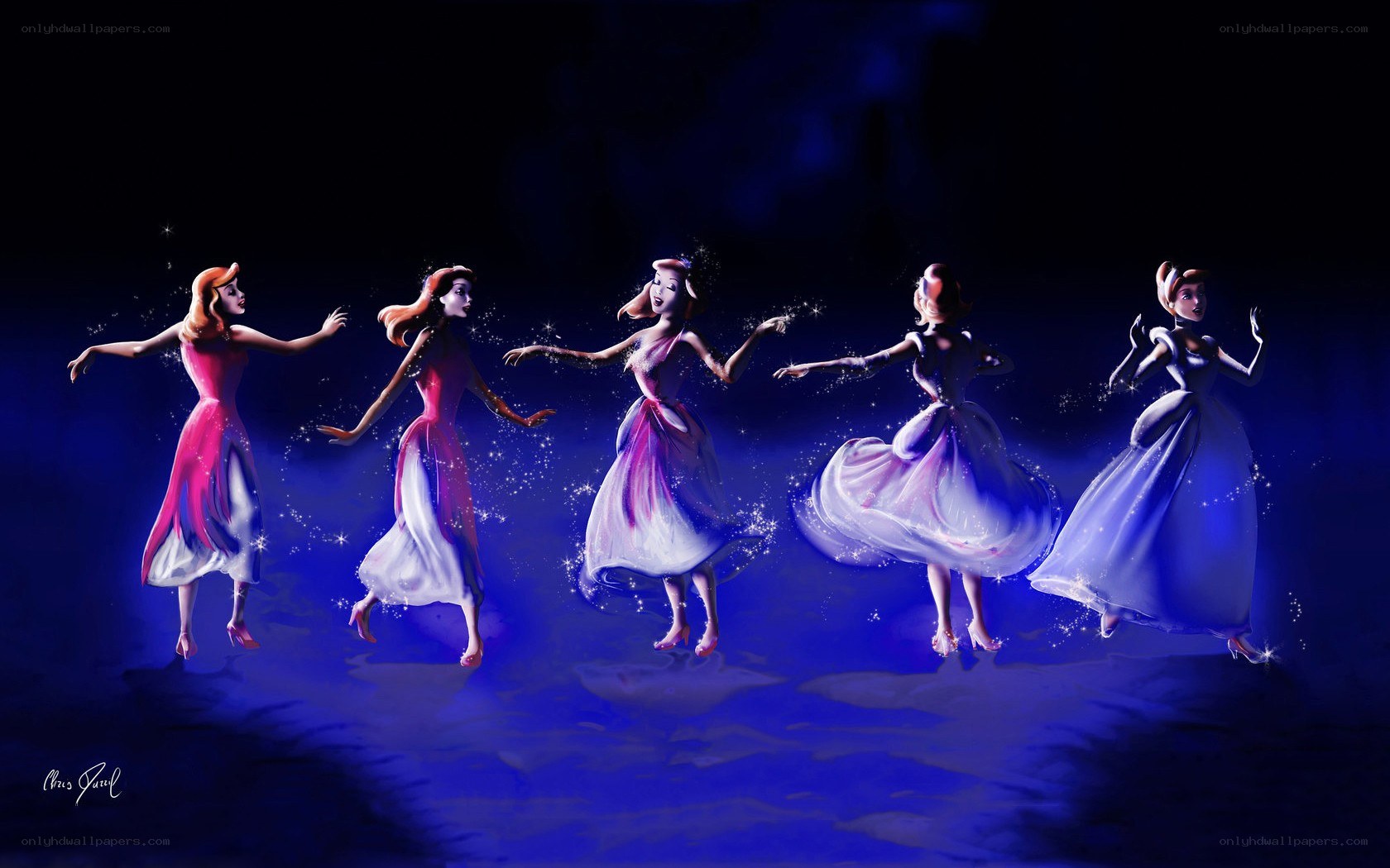 Cinderella's transformation dance