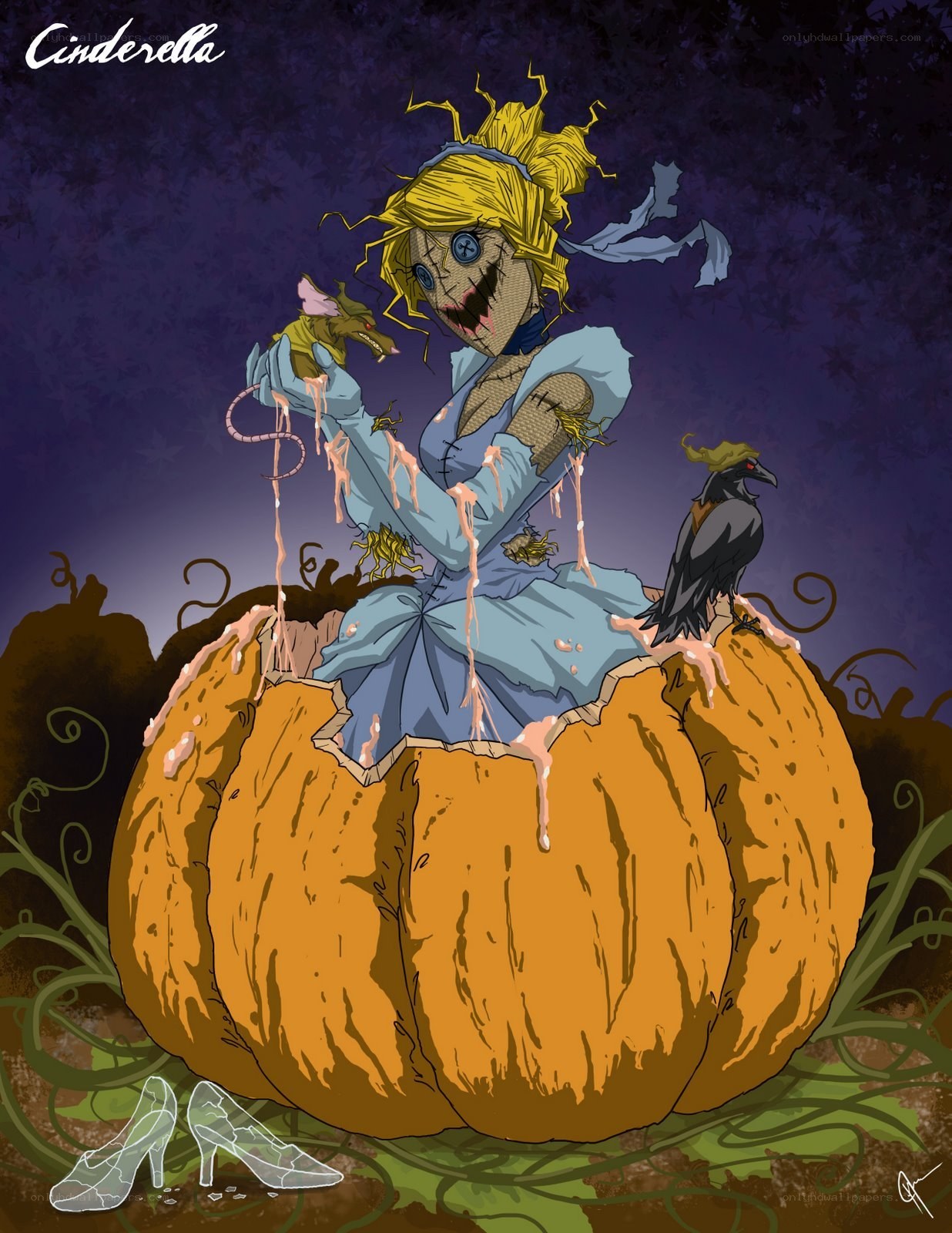 Cinderella Scarecrow