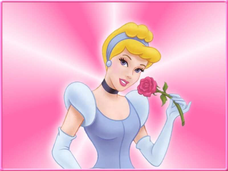 Cinderella with a rose