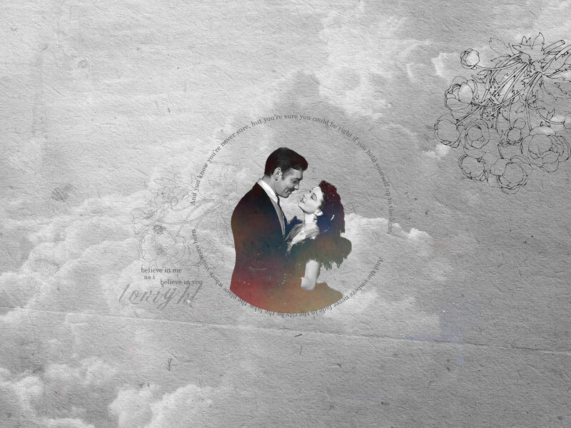 cinematic romance collage