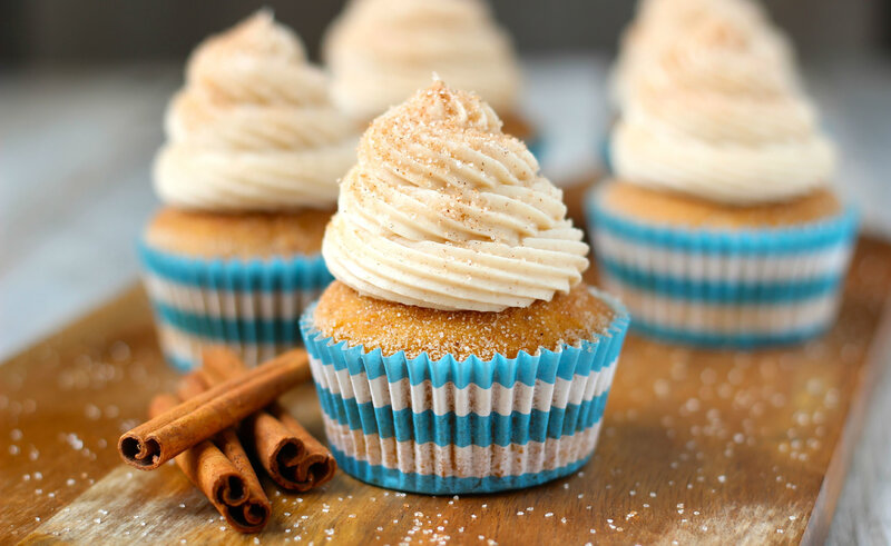 Cinnamon Cupcakes — Blue