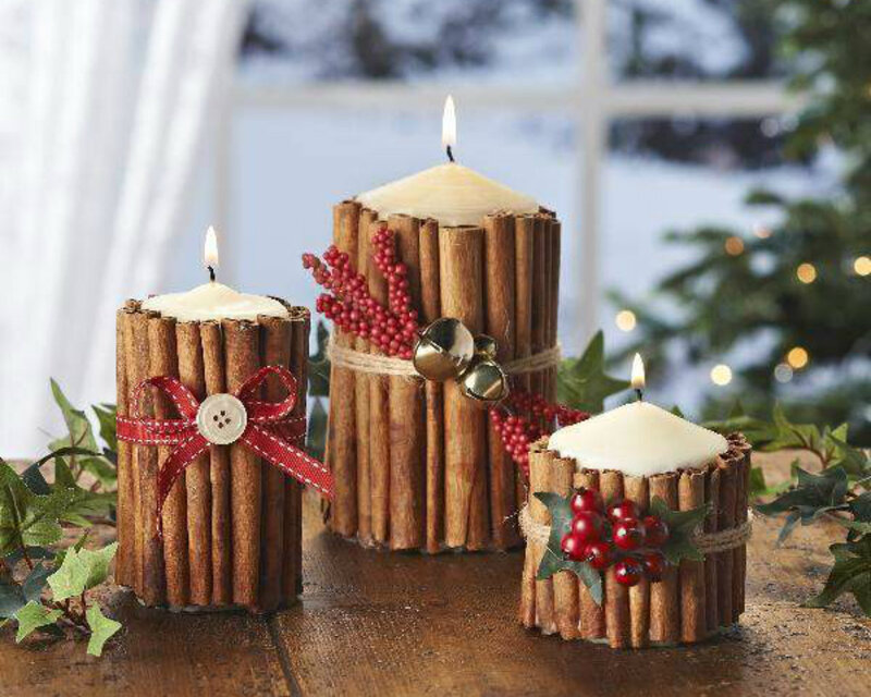 Cinnamon Stick Candles