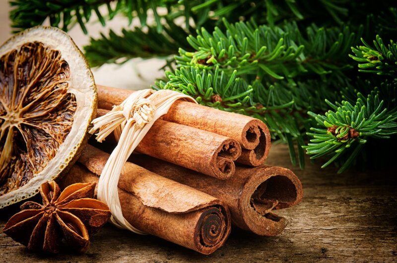 Cinnamon Sticks and Spices — Brown, Cozy