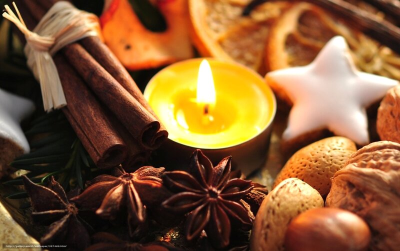 Cinnamon Sticks and Star Anise — Brown, Cozy, Night, Photograph