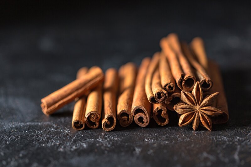 Cinnamon Sticks and Star Anise — Brown, Dramatic