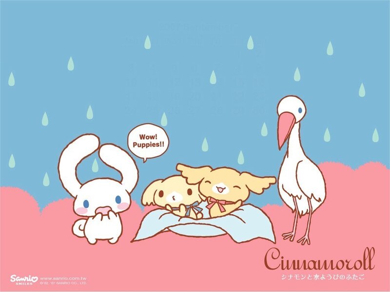 Cinnamoroll and puppies