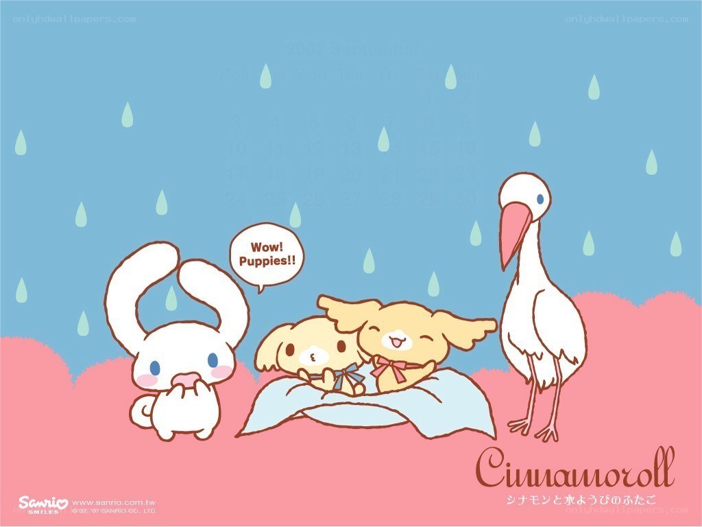 Cinnamoroll and puppies