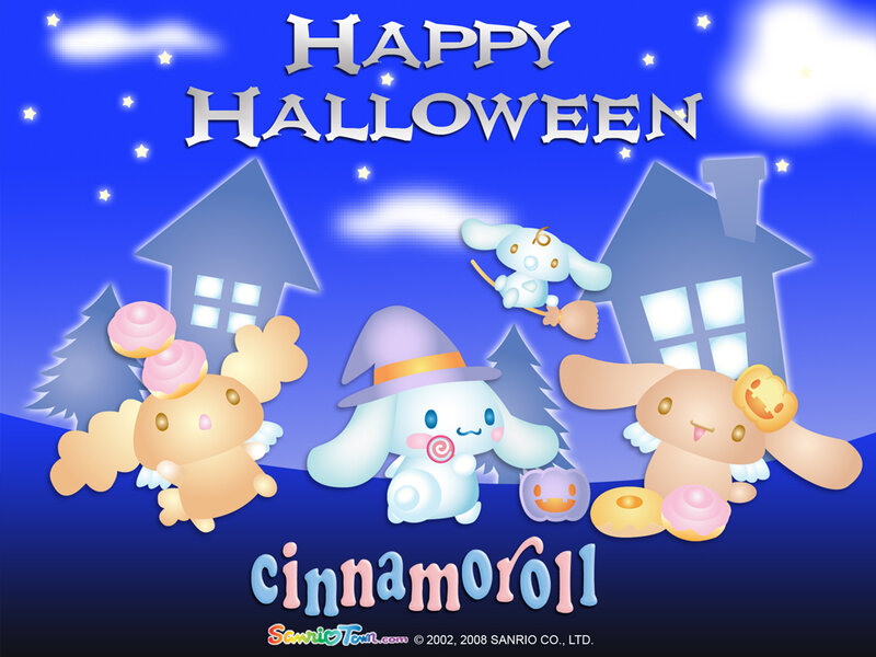 Cinnamoroll Halloween greeting