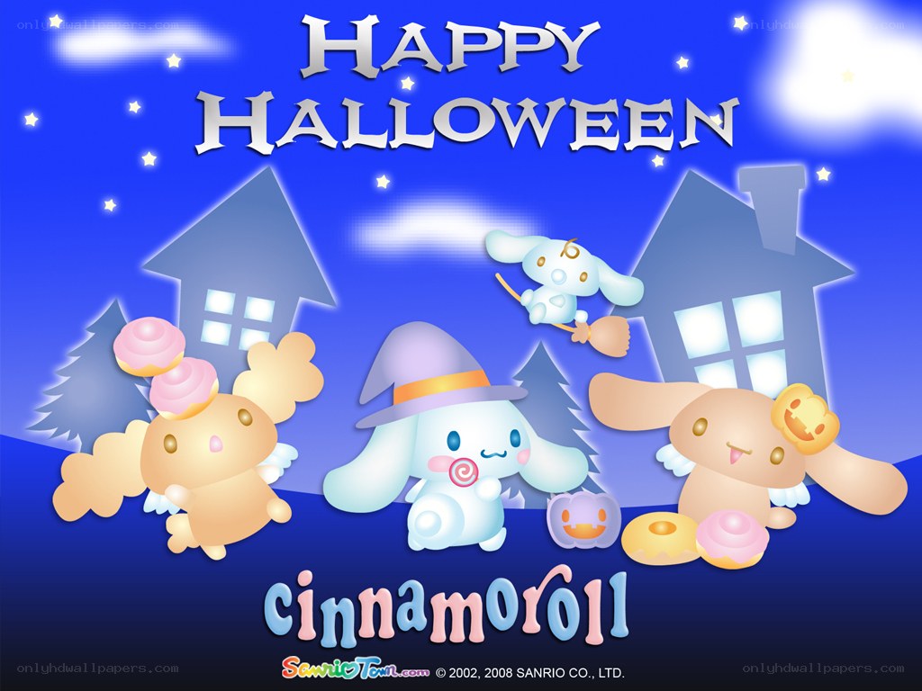 Cinnamoroll Halloween greeting
