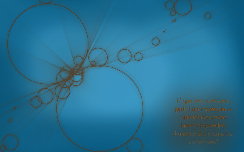 circle love quote