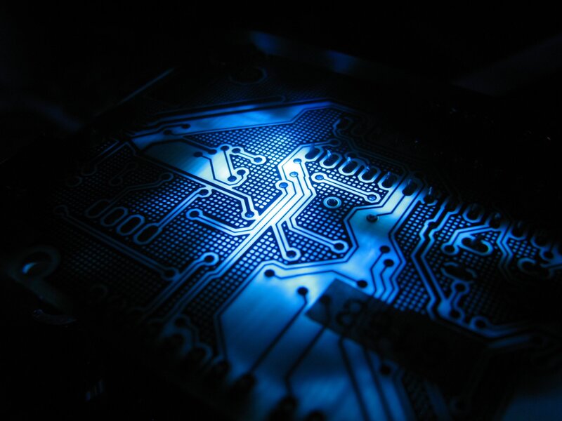 Circuit Board — Blue
