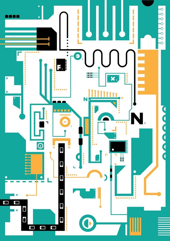 Circuit Board Design — Teal