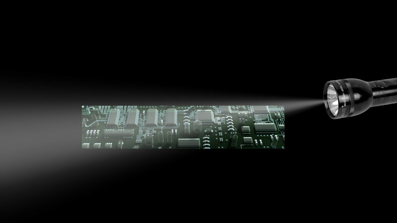 Circuit Board Illuminated