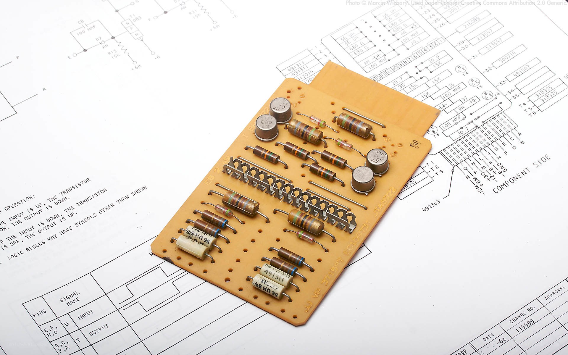 Circuit board on schematic