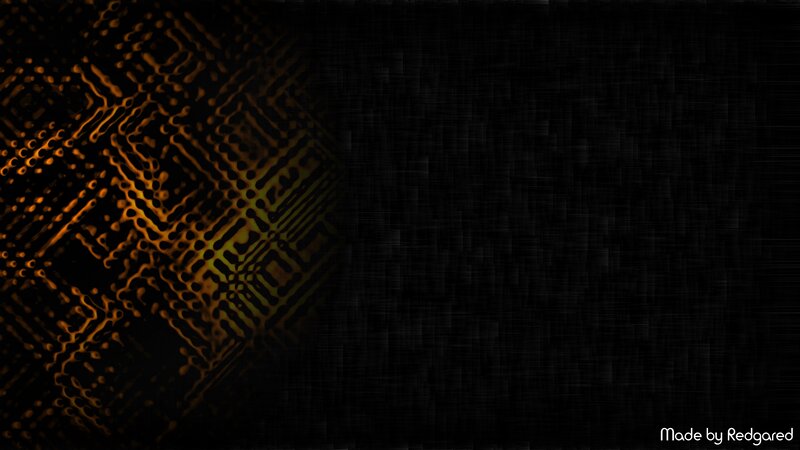Circuit Board Pattern — Black, Dark