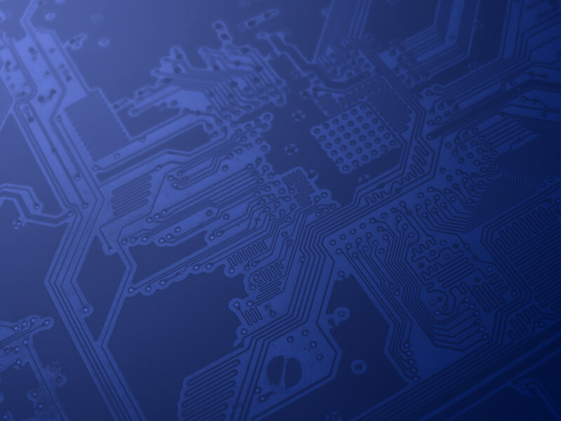 Circuit Board Pattern — Blue, Technical, Photograph