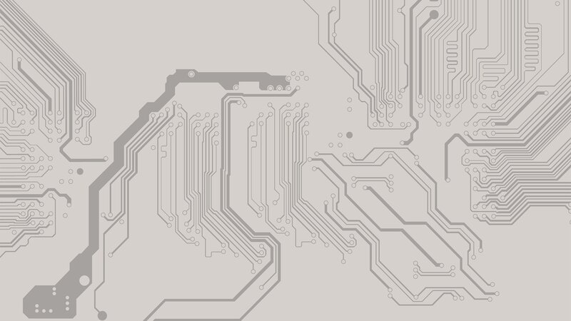Circuit Board Pattern — Gray, Technical