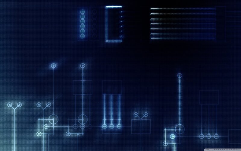 Circuit Board Schematic — Blue