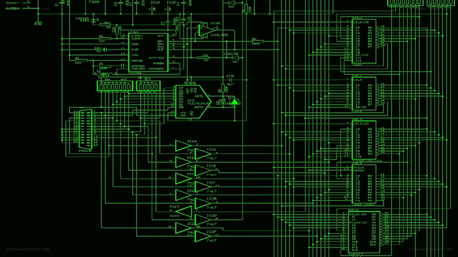 circuit board schematic diagram
