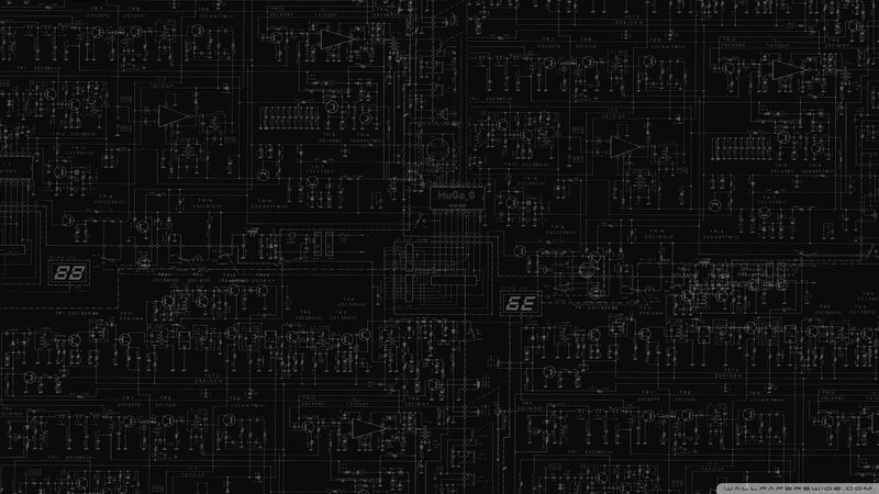 circuit board schematic pattern