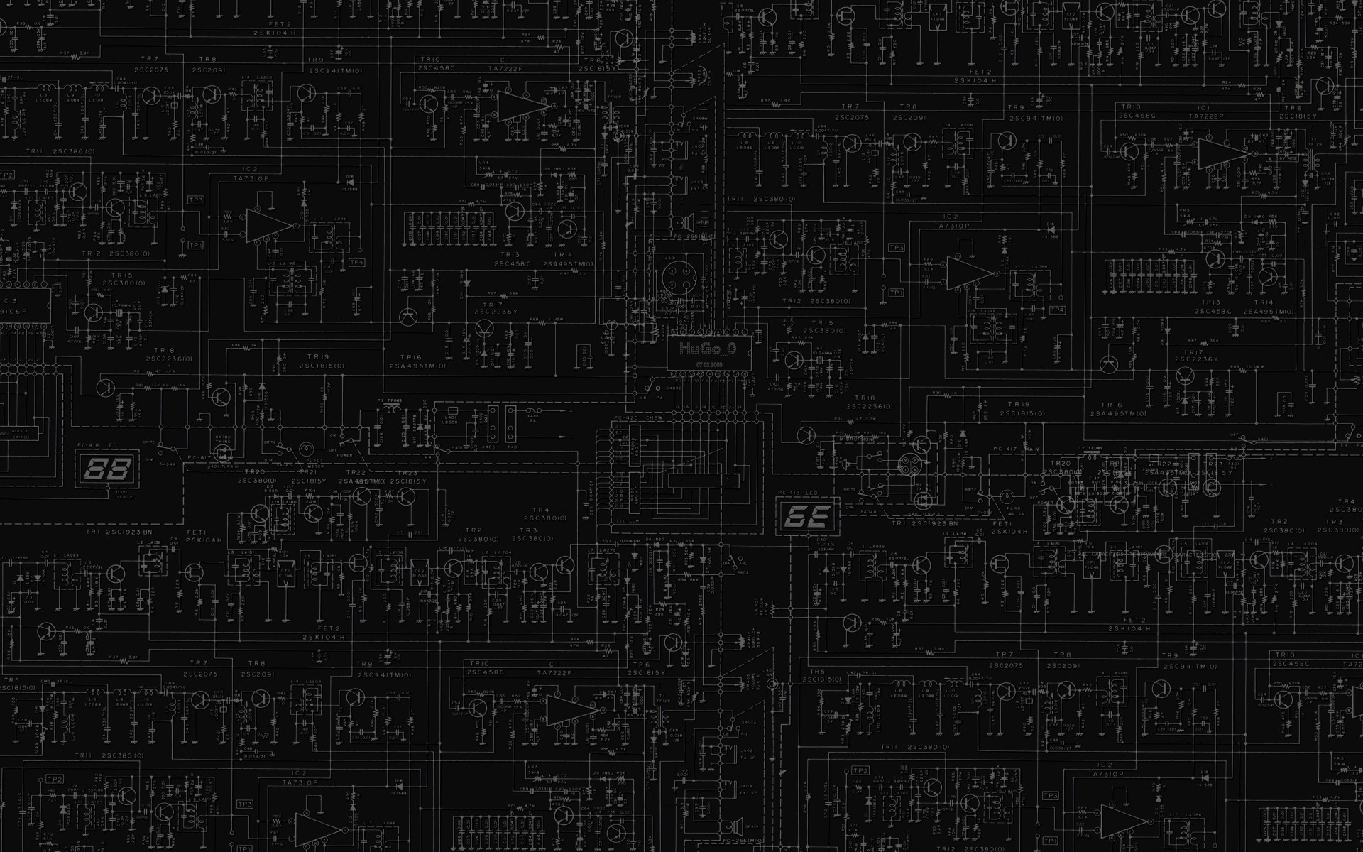 circuit board schematic pattern