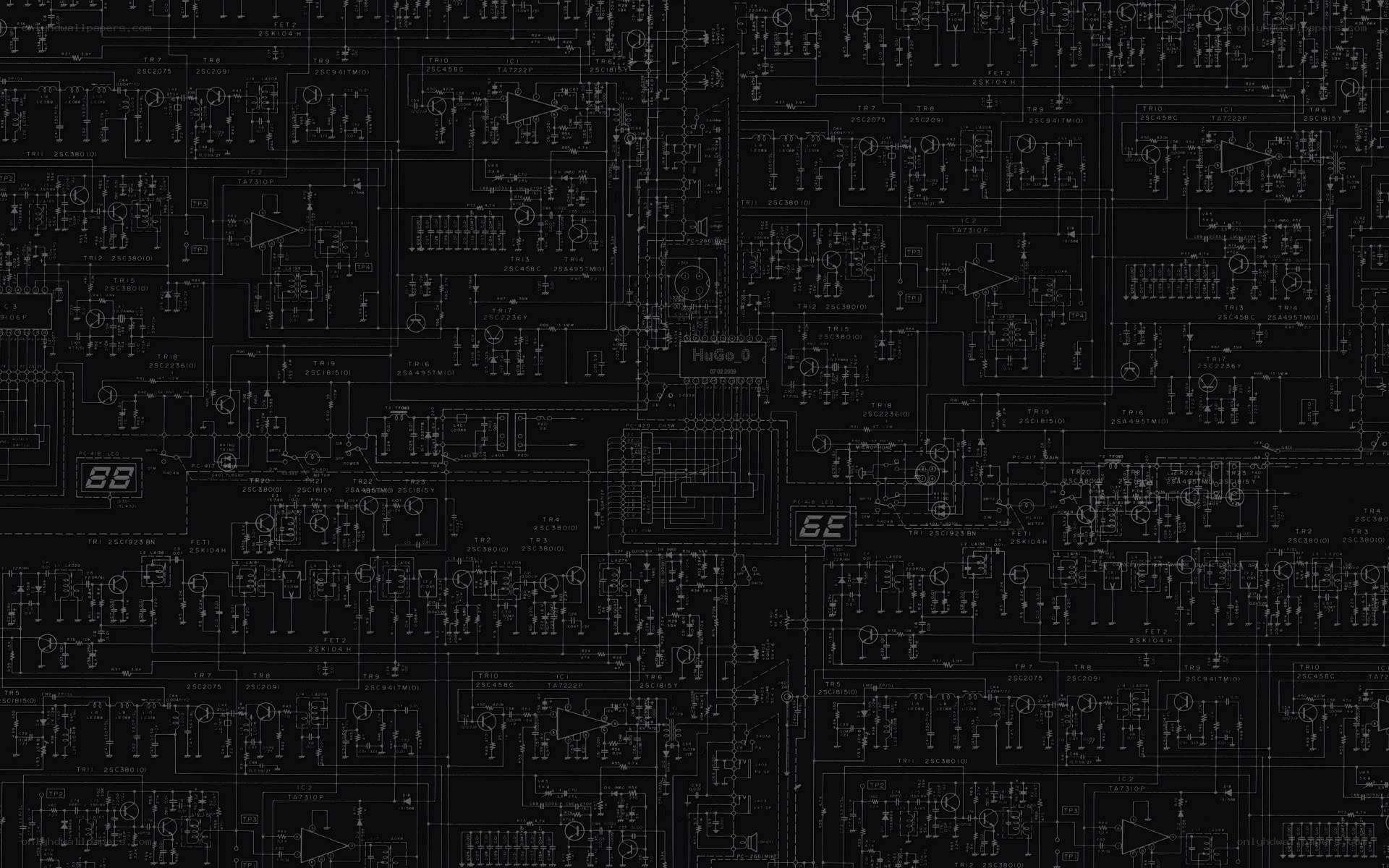 circuit board schematic pattern