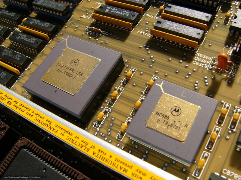 Circuit Board with Chips
