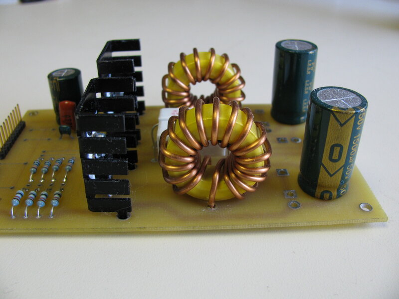 circuit board with components